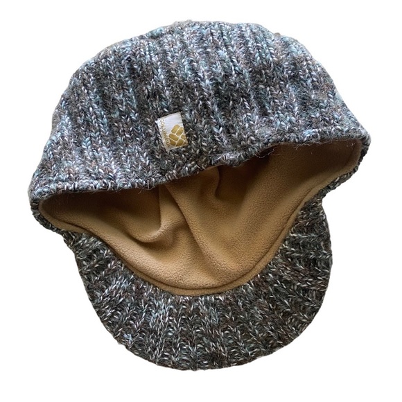 Unisex Columbia Convert Green/Gray Knitted Beenie Hat - Picture 9 of 12